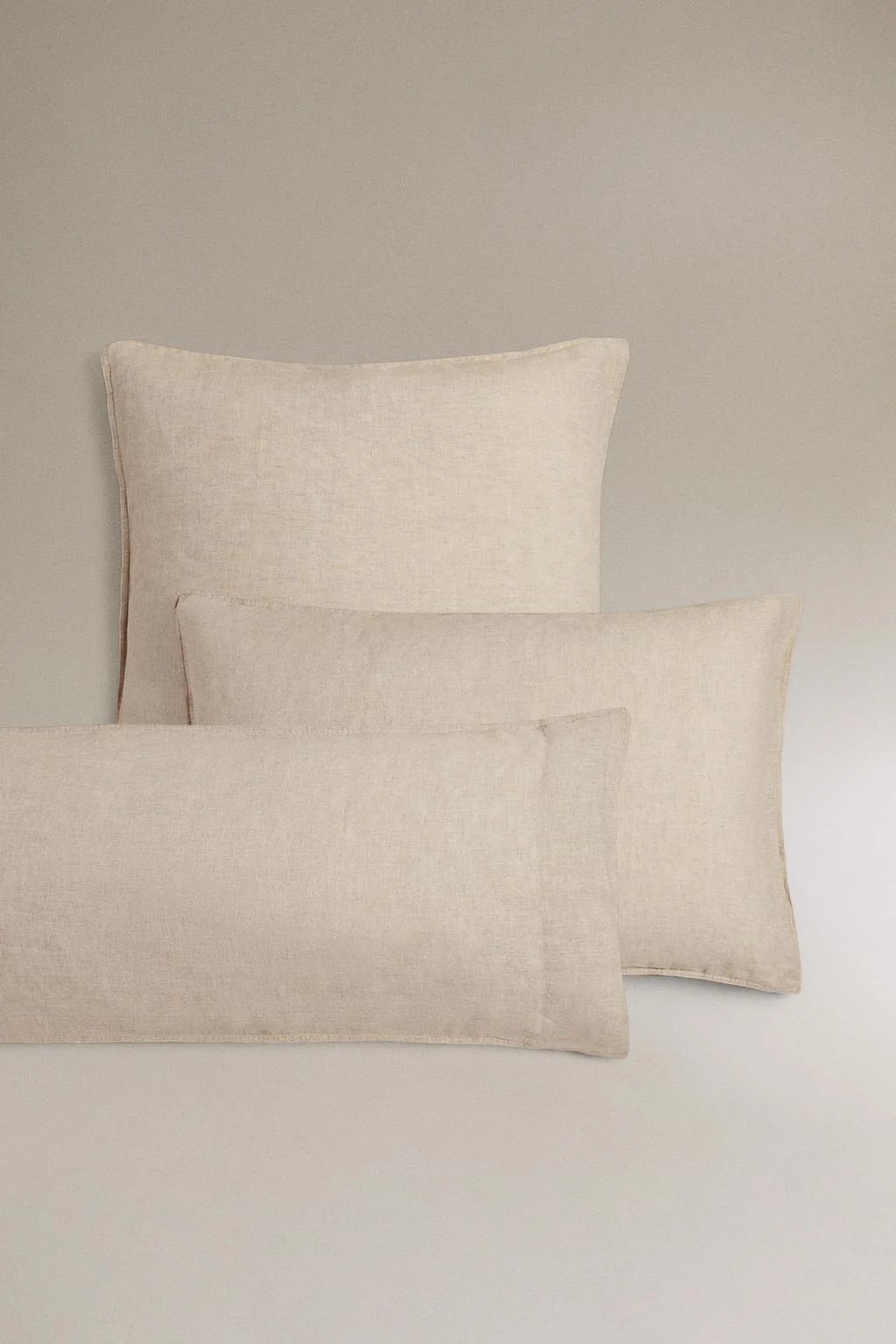 Наволочка из стираного льна (160 г/м²)