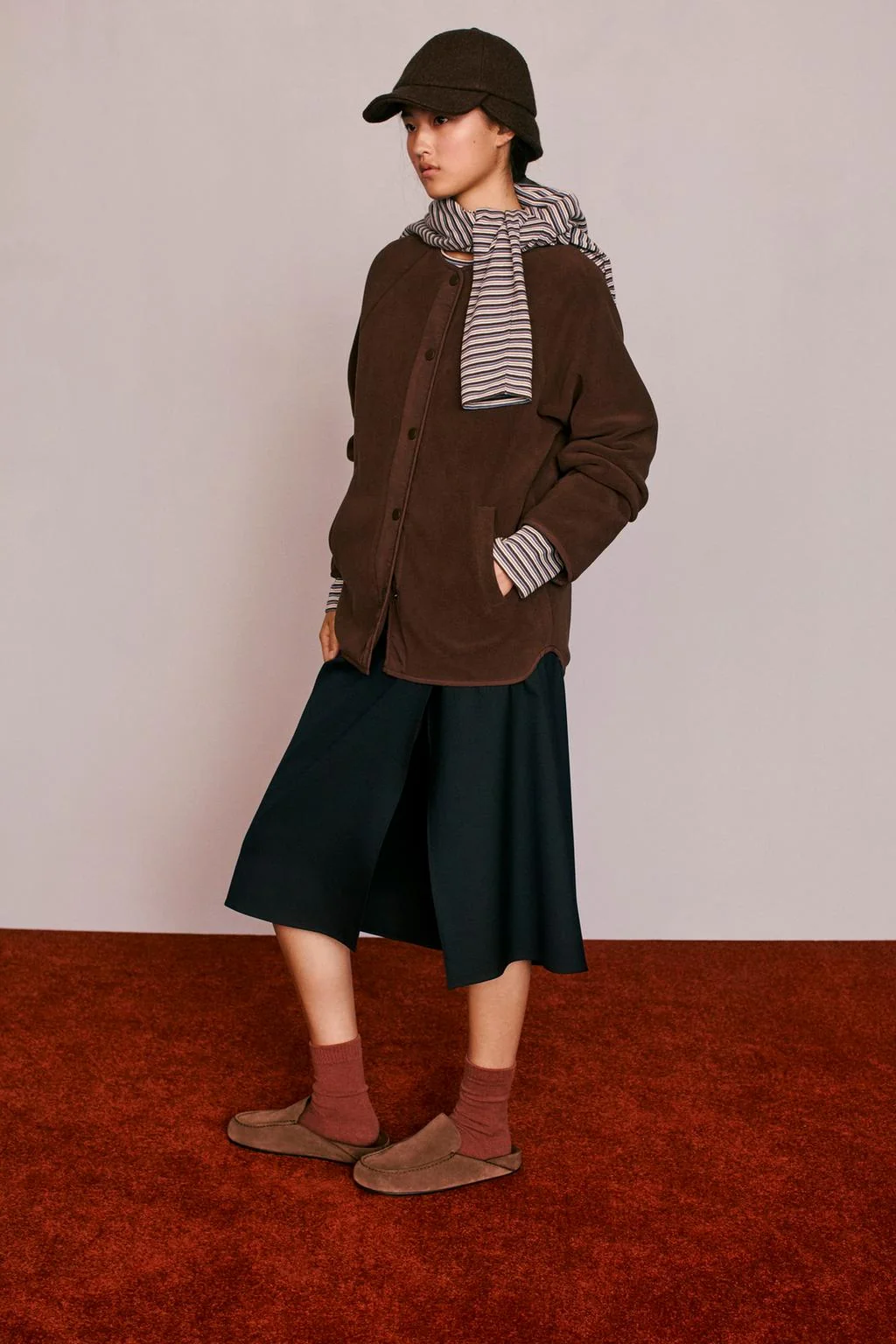 Гладкое двустороннее пальто, создано CARAMEL LONDON X ZARA