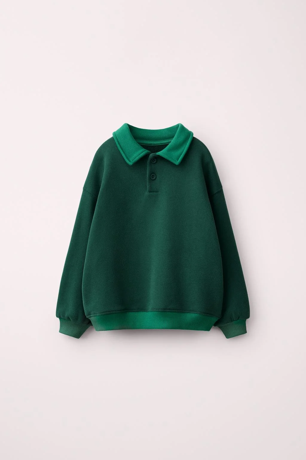 Свитшот с поло-воротником, создано CARAMEL LONDON X ZARA
