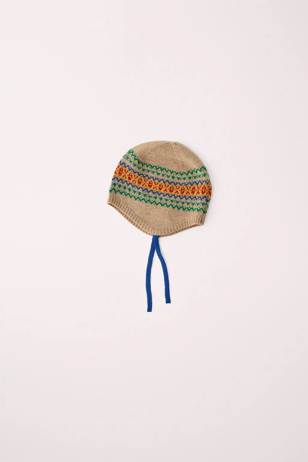 Вязаная шапка Fair Isle из 100% шерсти, созданная Caramel London x Zara