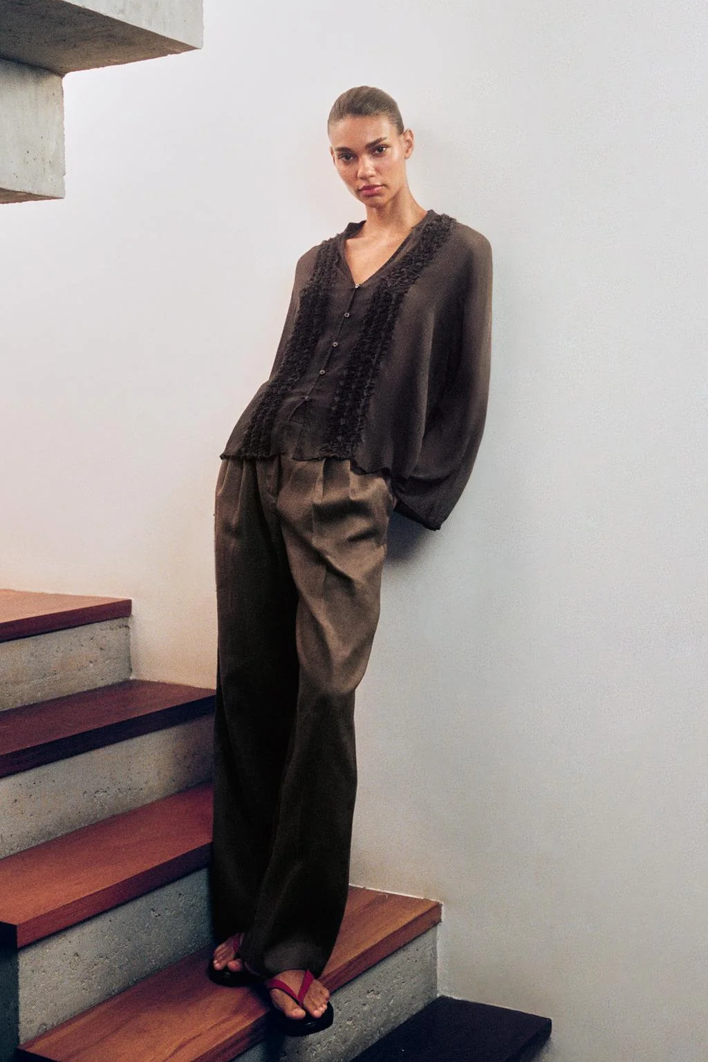 Блузка с оборками — Блузки