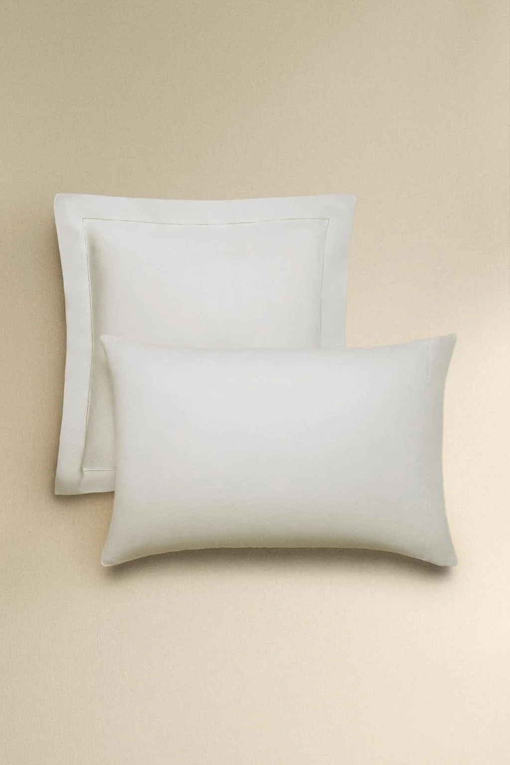 Льняная наволочка с мережкой