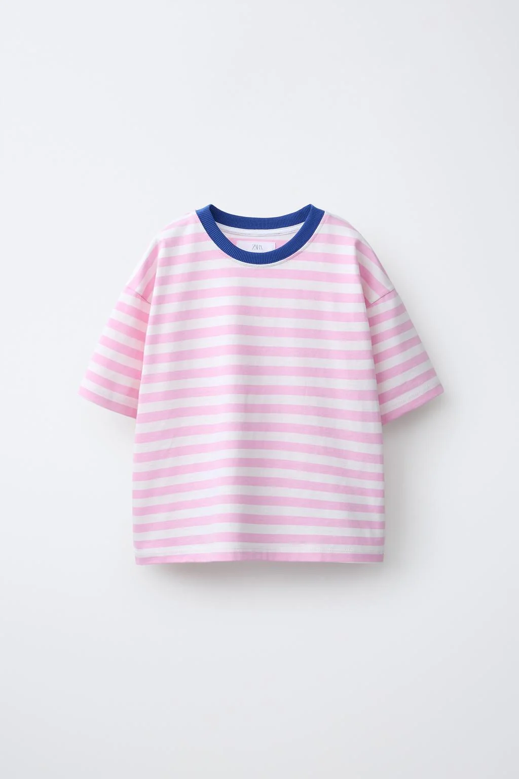 Плотная футболка в полоску