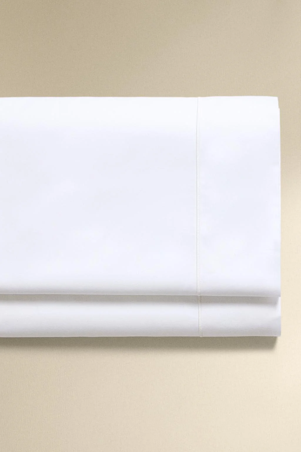 Хлопковая перкалевая простыня с волнистым краем (800 нитей)