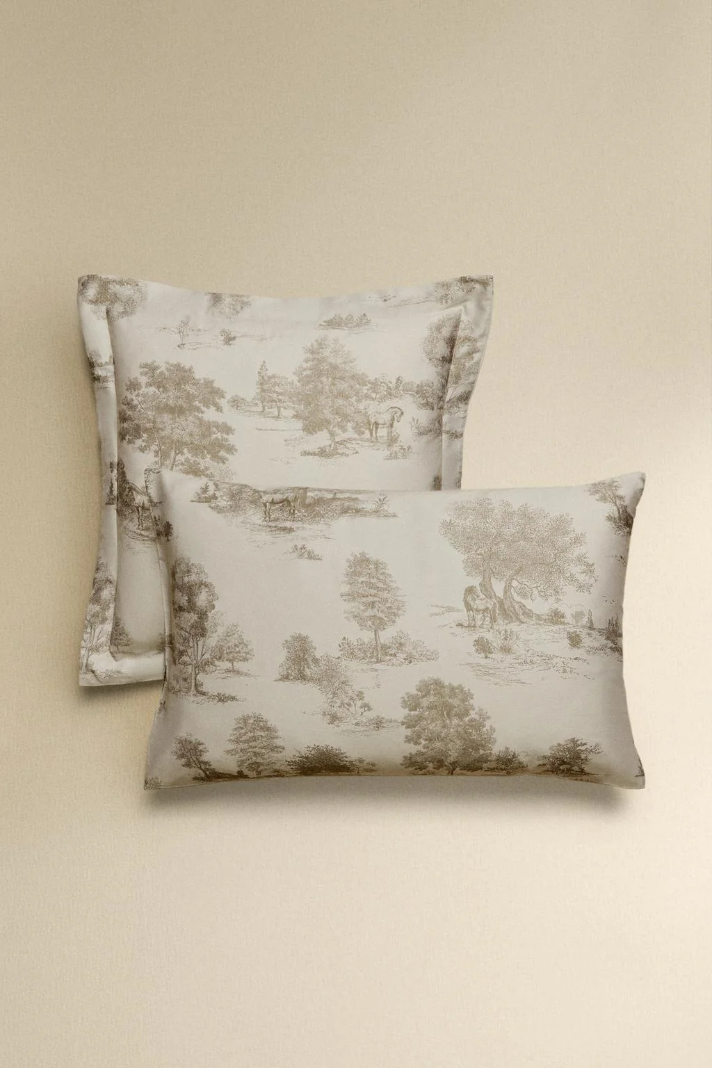 Наволочка из сатина с принтом (300 нитей)