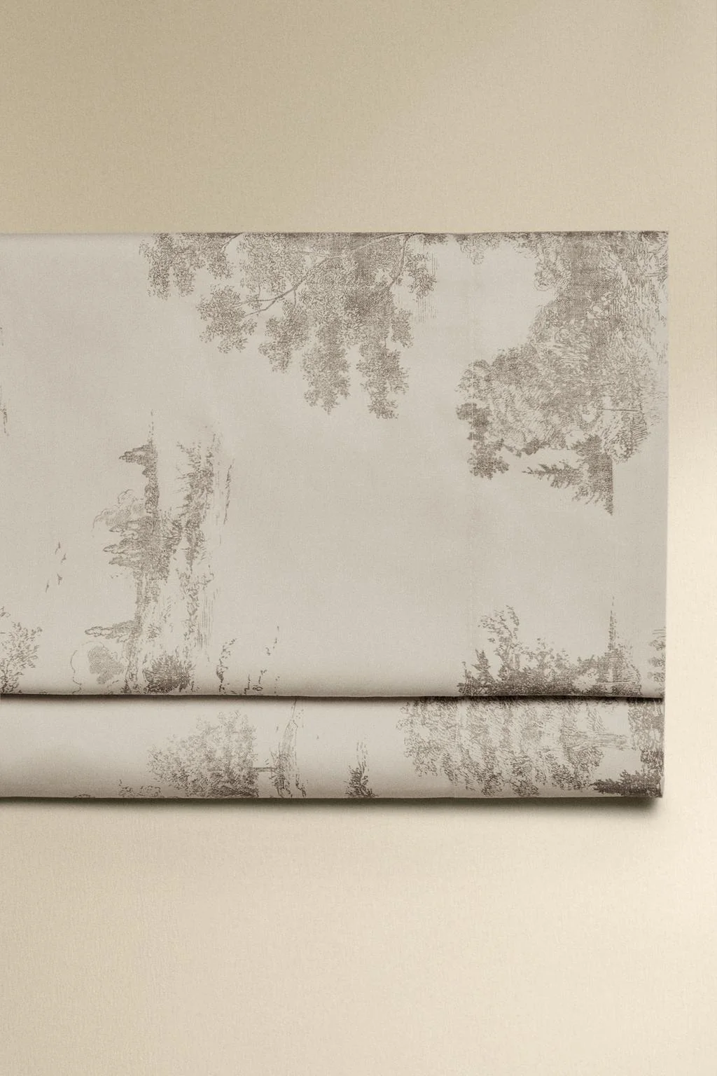 Сатиновое простынь с узором туиль де жуи