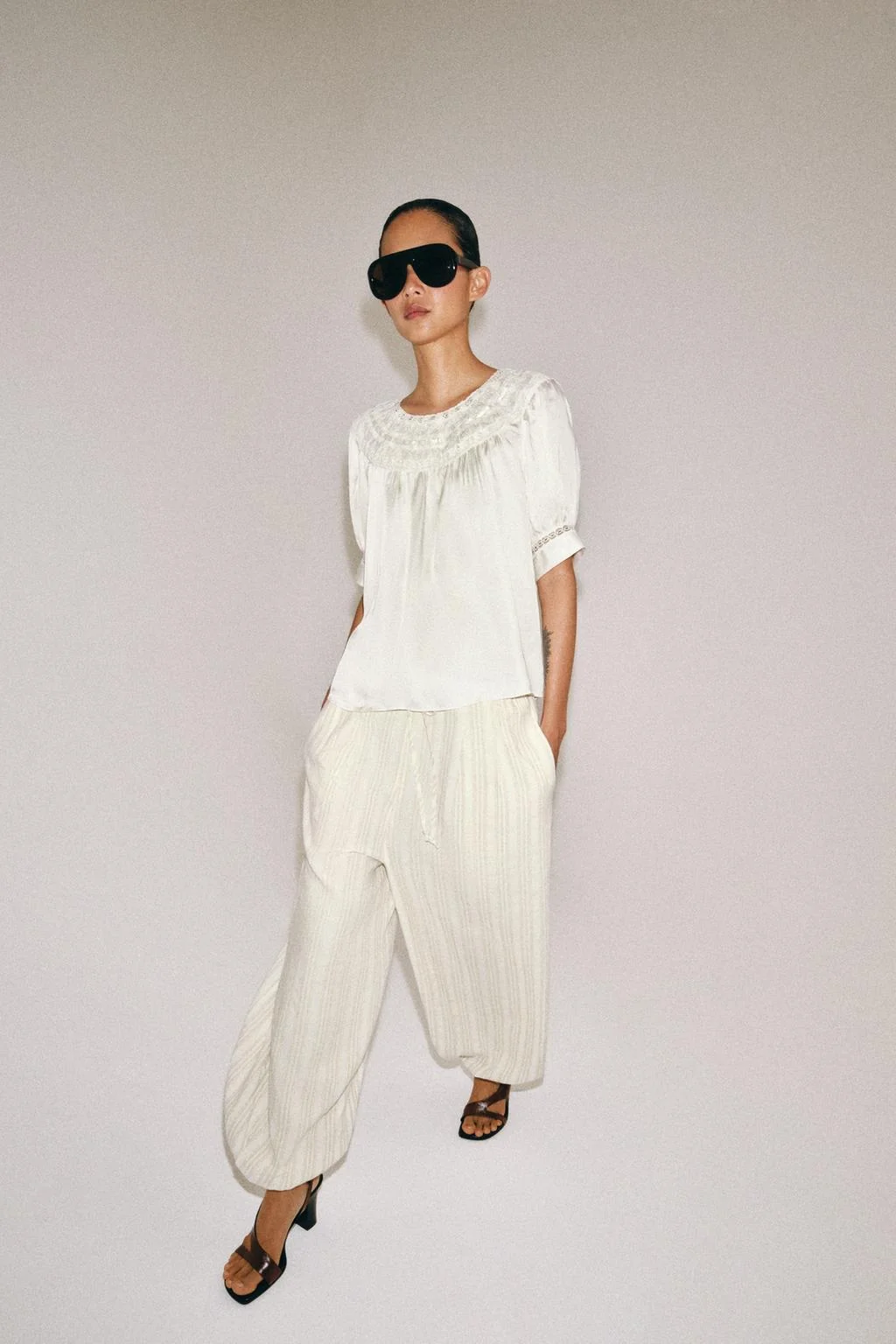 Полосатые шаровары ZW COLLECTION
