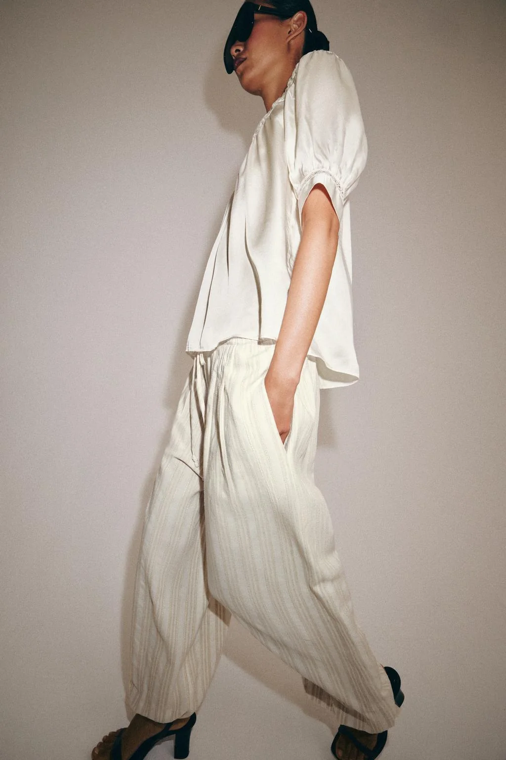 Полосатые шаровары ZW COLLECTION