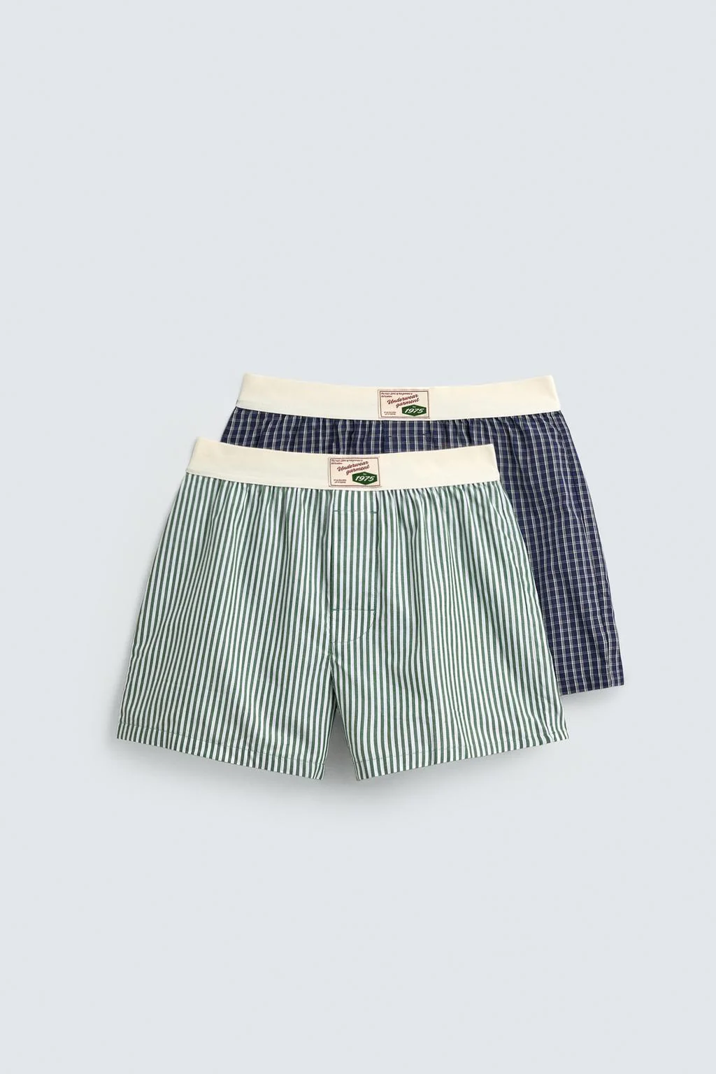 2-PACK OF COMBINED POPLIN BOXERS