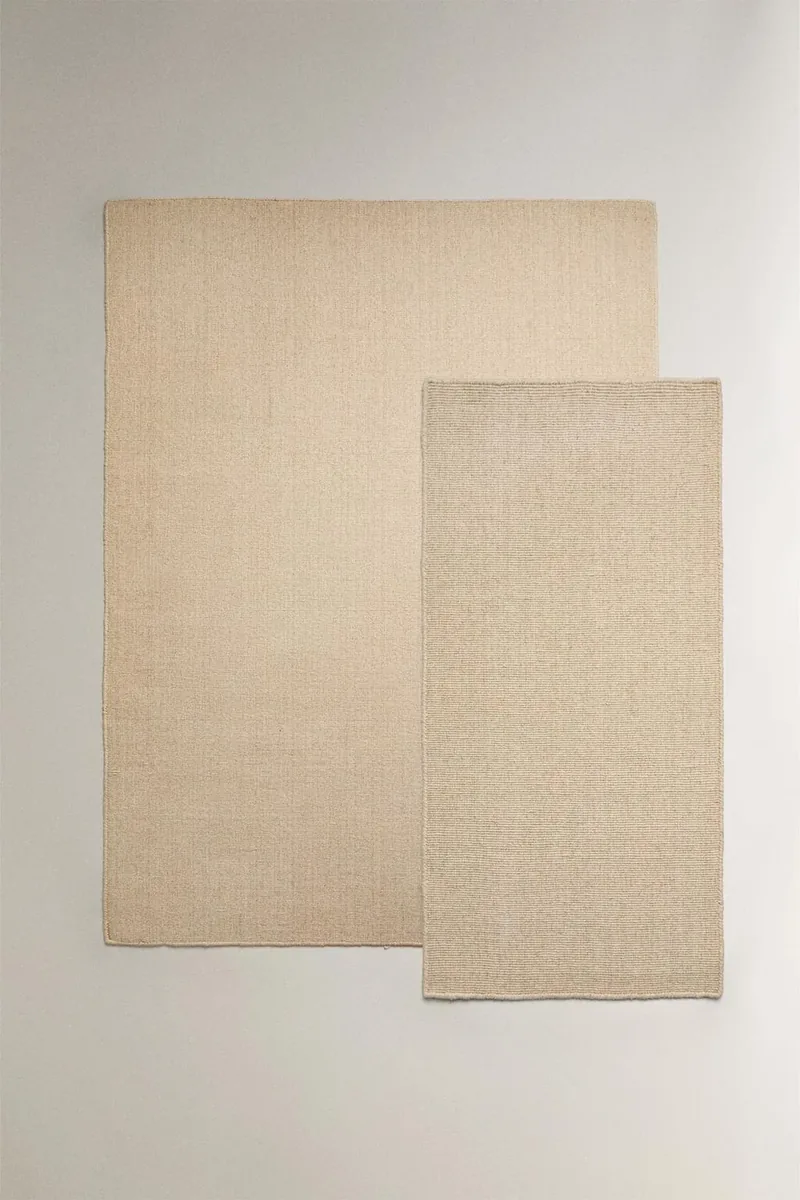 Шерстяной ковер с волнистыми линиями — Ковры