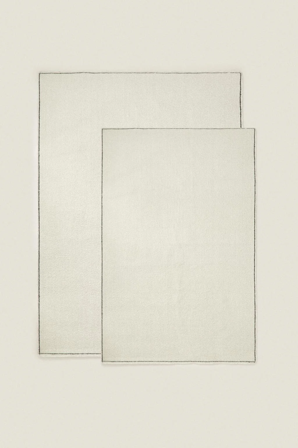 Прямоугольный шерстяной ковер с букле — Ковры