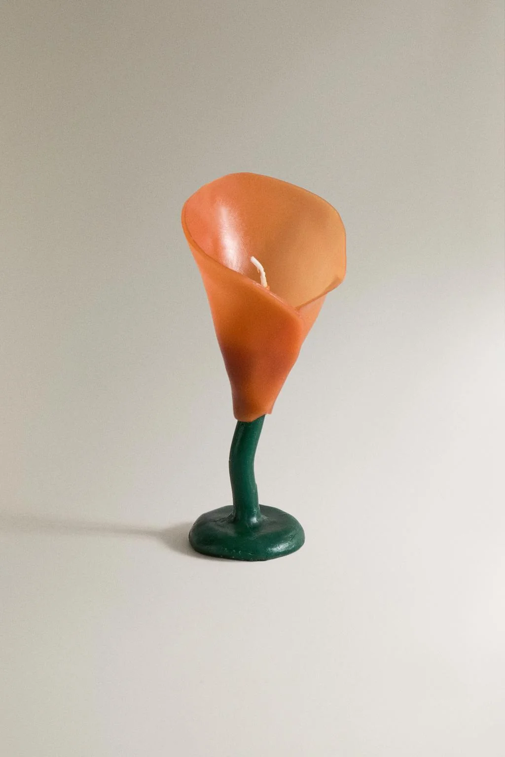 Декоративная цветочная свеча