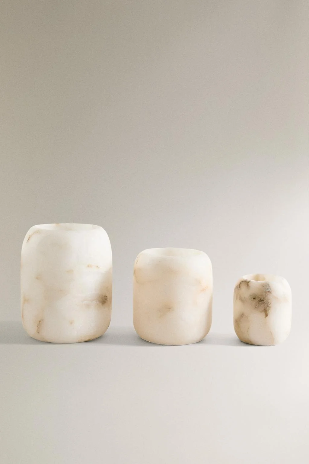 Алебастровый подсвечник для чайных свечей — Свечи