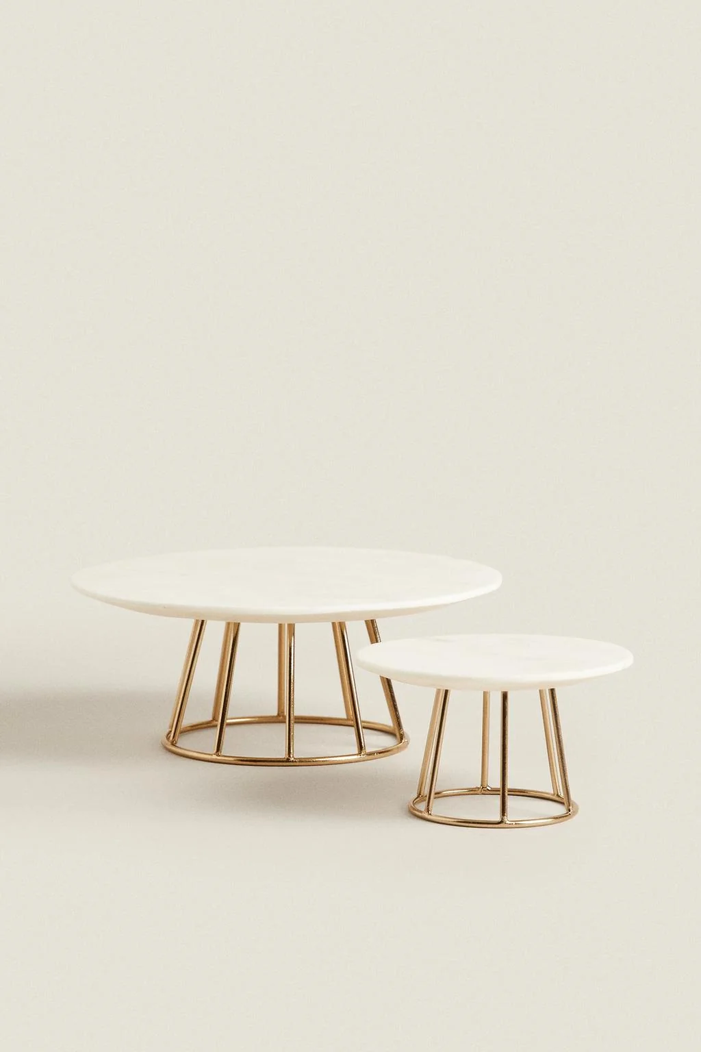 Подставка для чайной свечи из мрамора и металла — Свечи