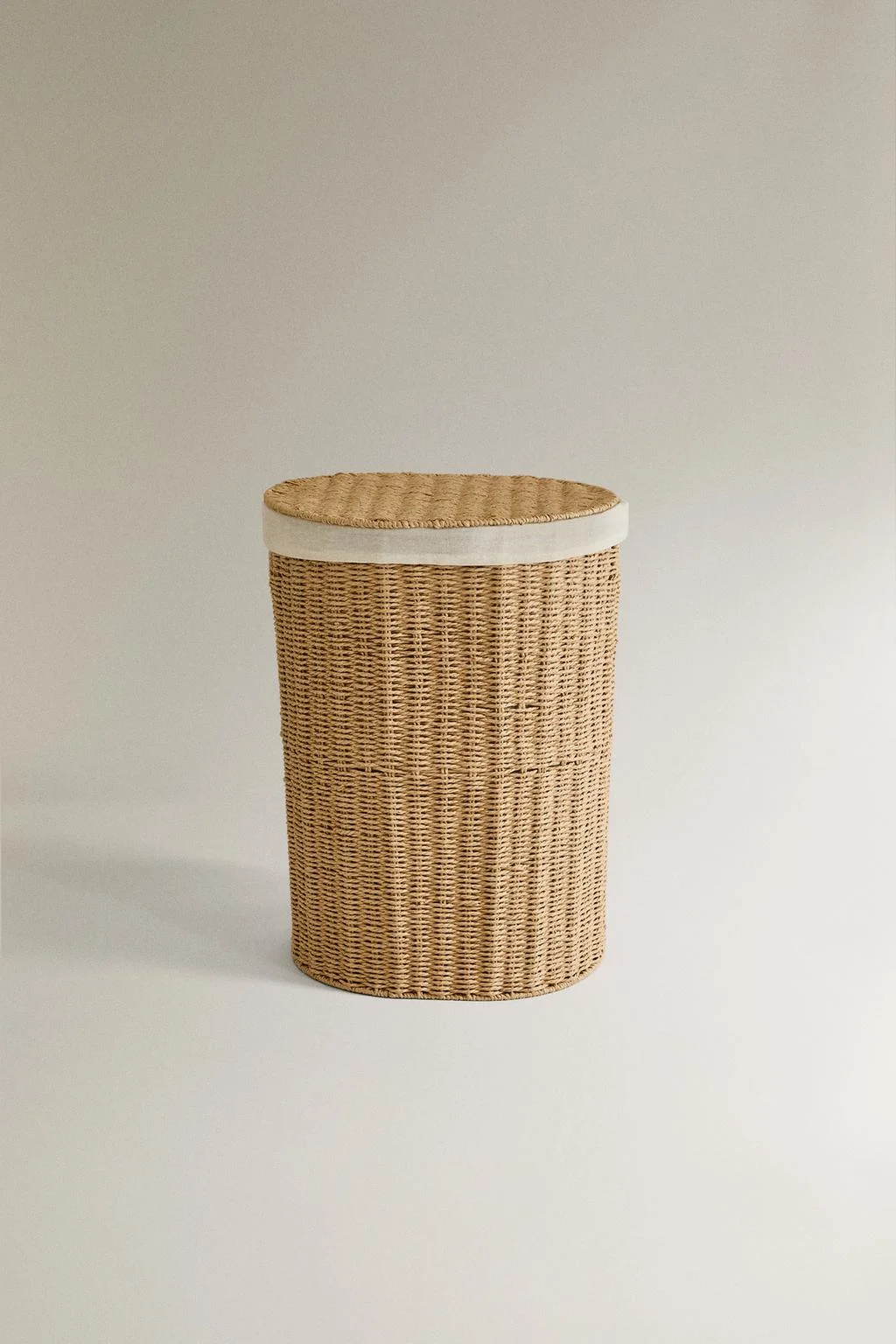 Корзина для белья с тканевой подкладкой — Корзины