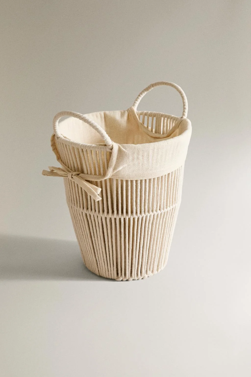 Ведро для ванной с хлопковой подкладкой — Корзины