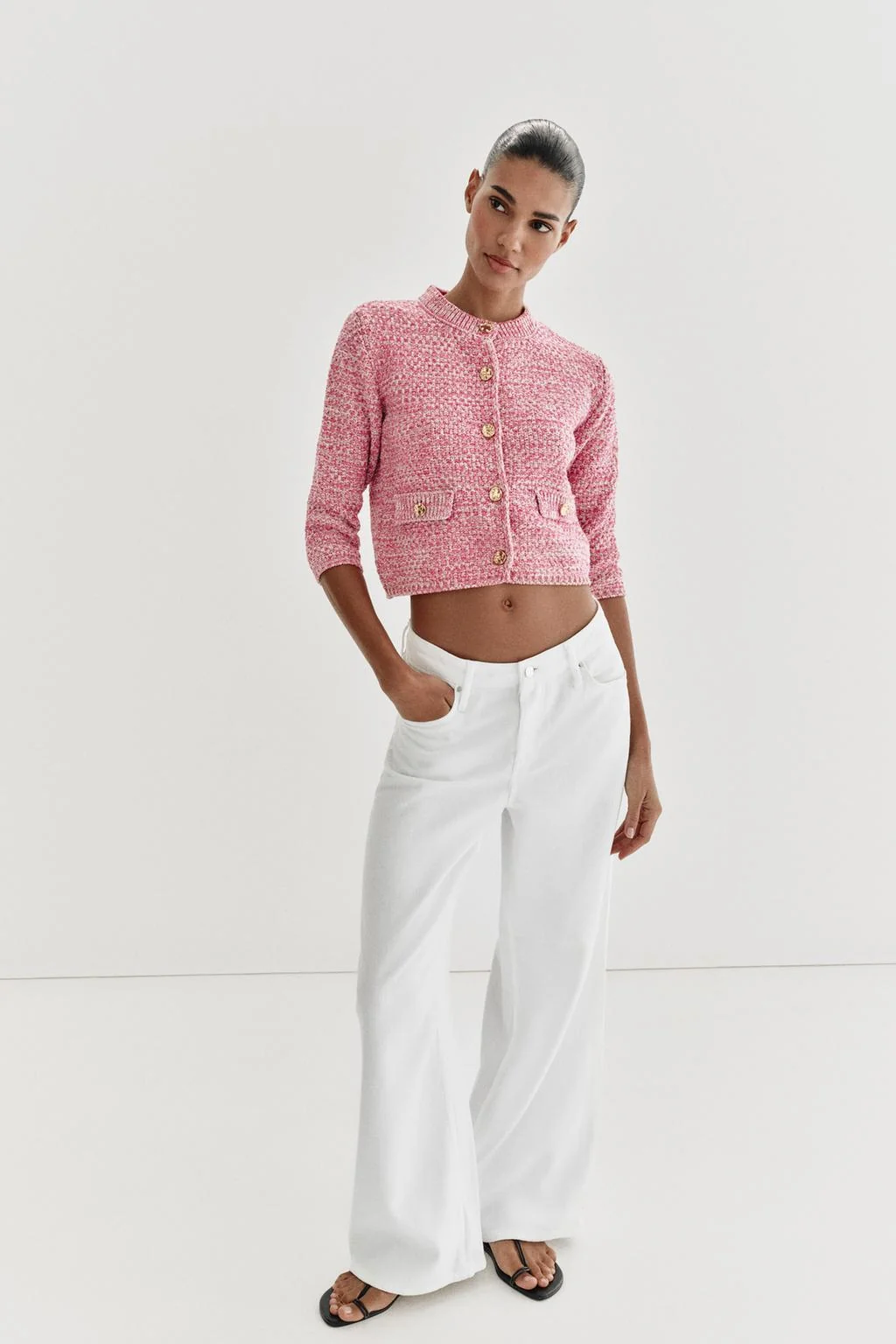 Кардиган с рукавом 3/4