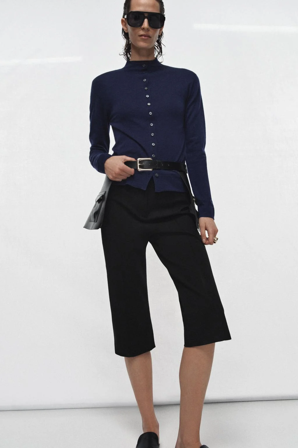 Тонкий трикотажный кардиган