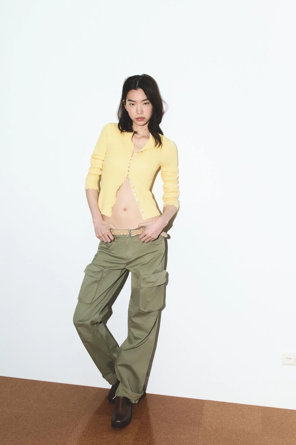 Рубчатый трикотажный кардиган — Базовые вещи