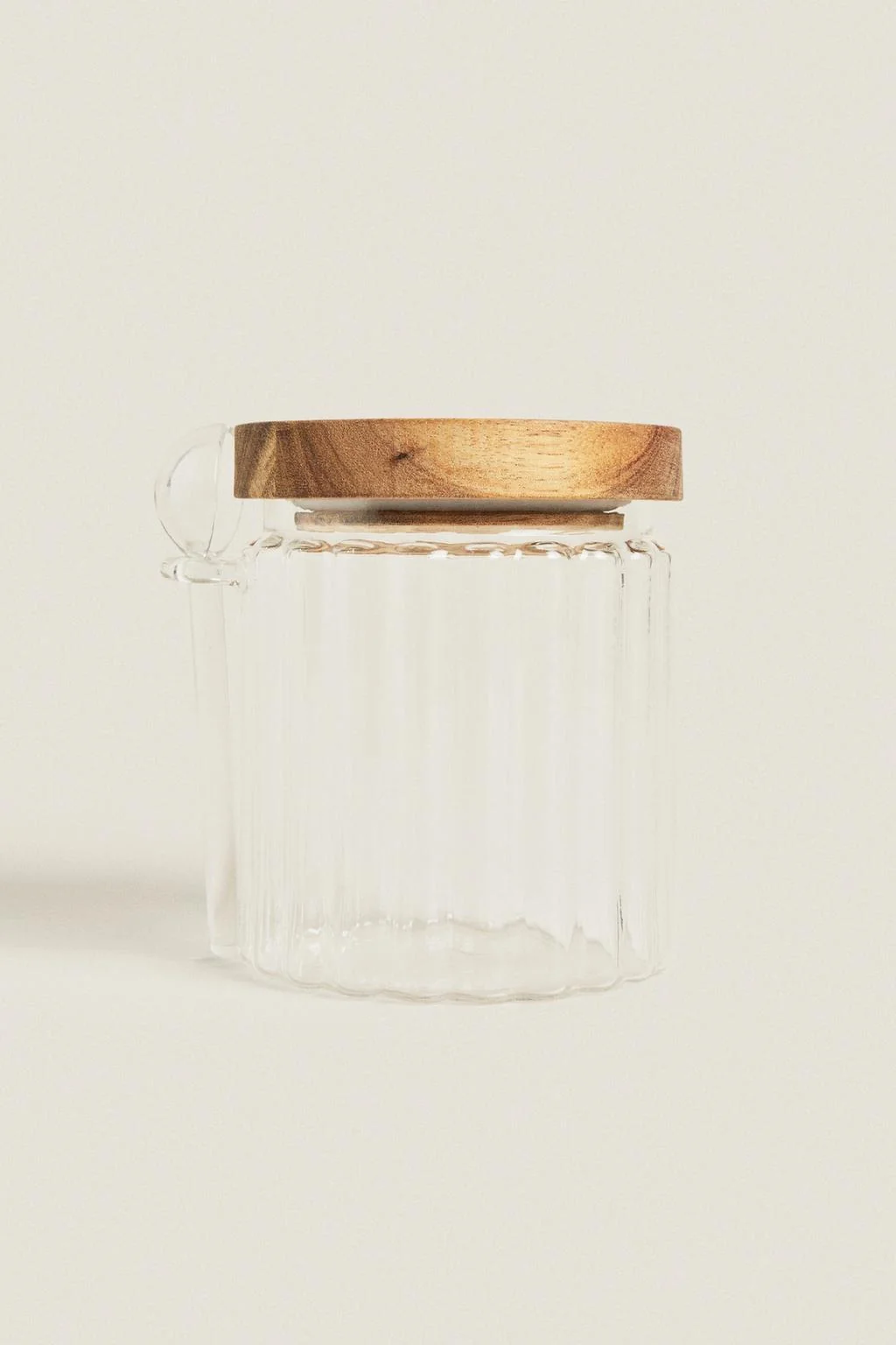 Сахарница из боросиликатного стекла и дерева — Футырки