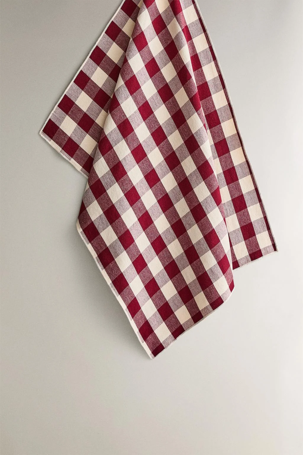 Набор больших хлопковых полотенец в клетку (набор из 2) — Коллекция ям
