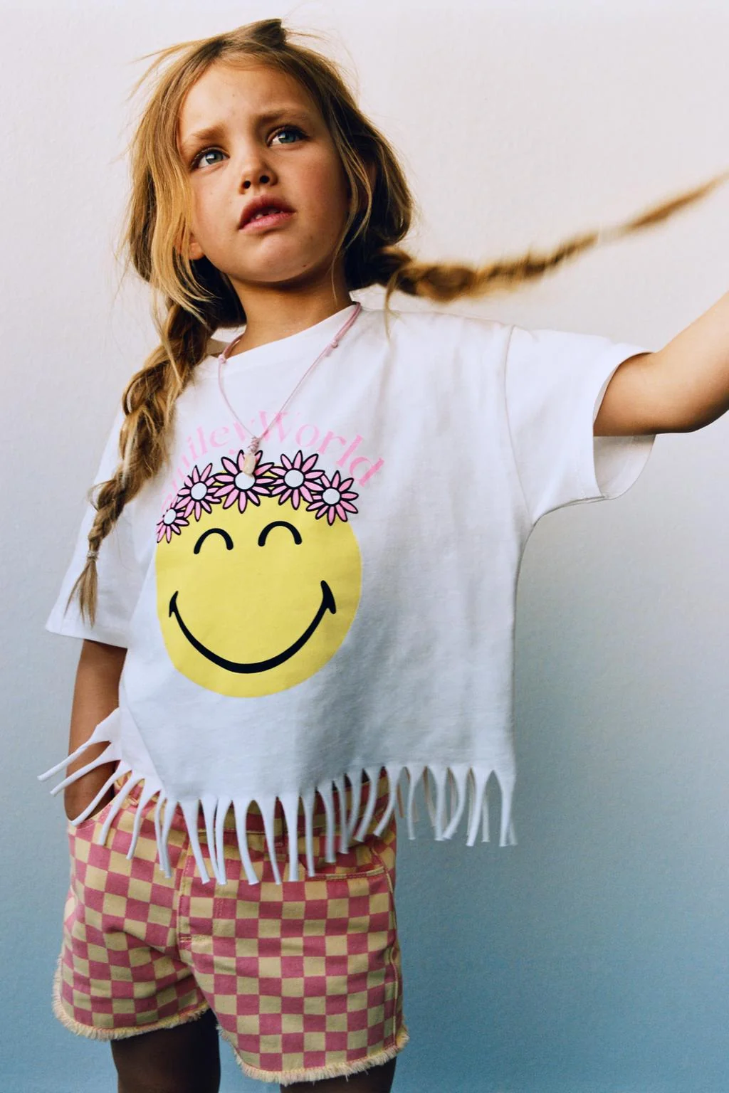 Футболка с бахромой smileyworld ® — Детское