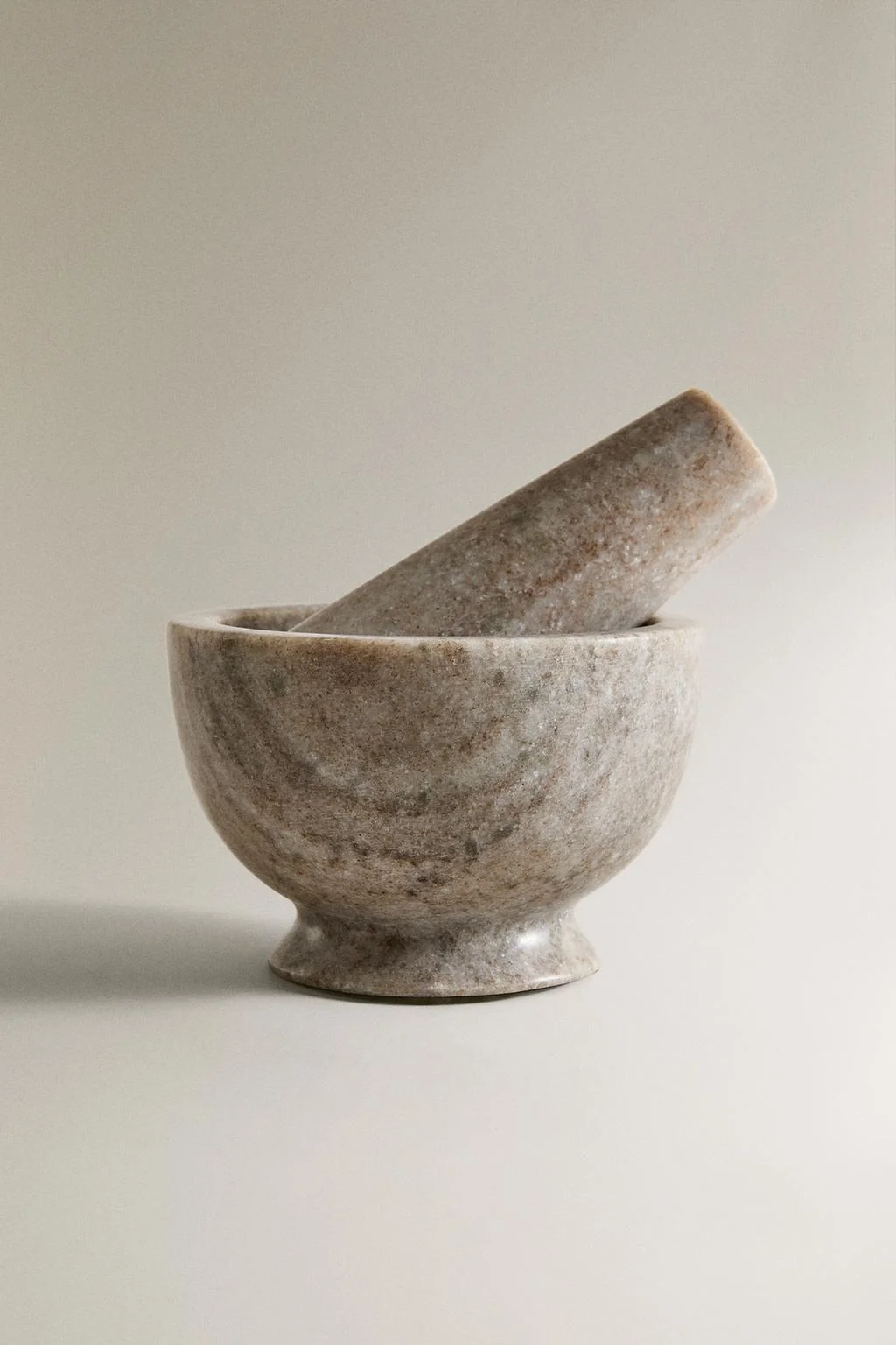 Мраморная ступка с пестиком — Аксессуары для кухни