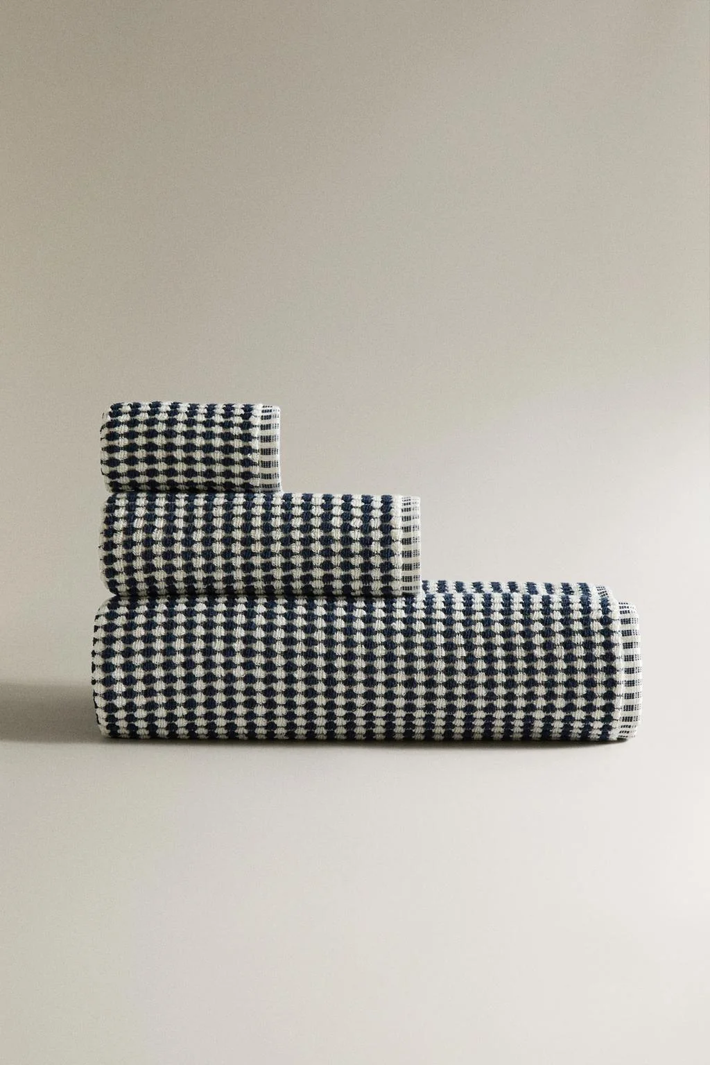 Текстурированное хлопковое полотенце для ванной