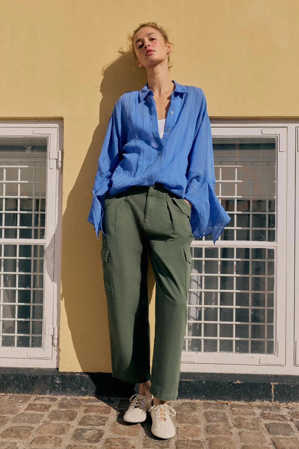 Рубашка в полоску с бантами