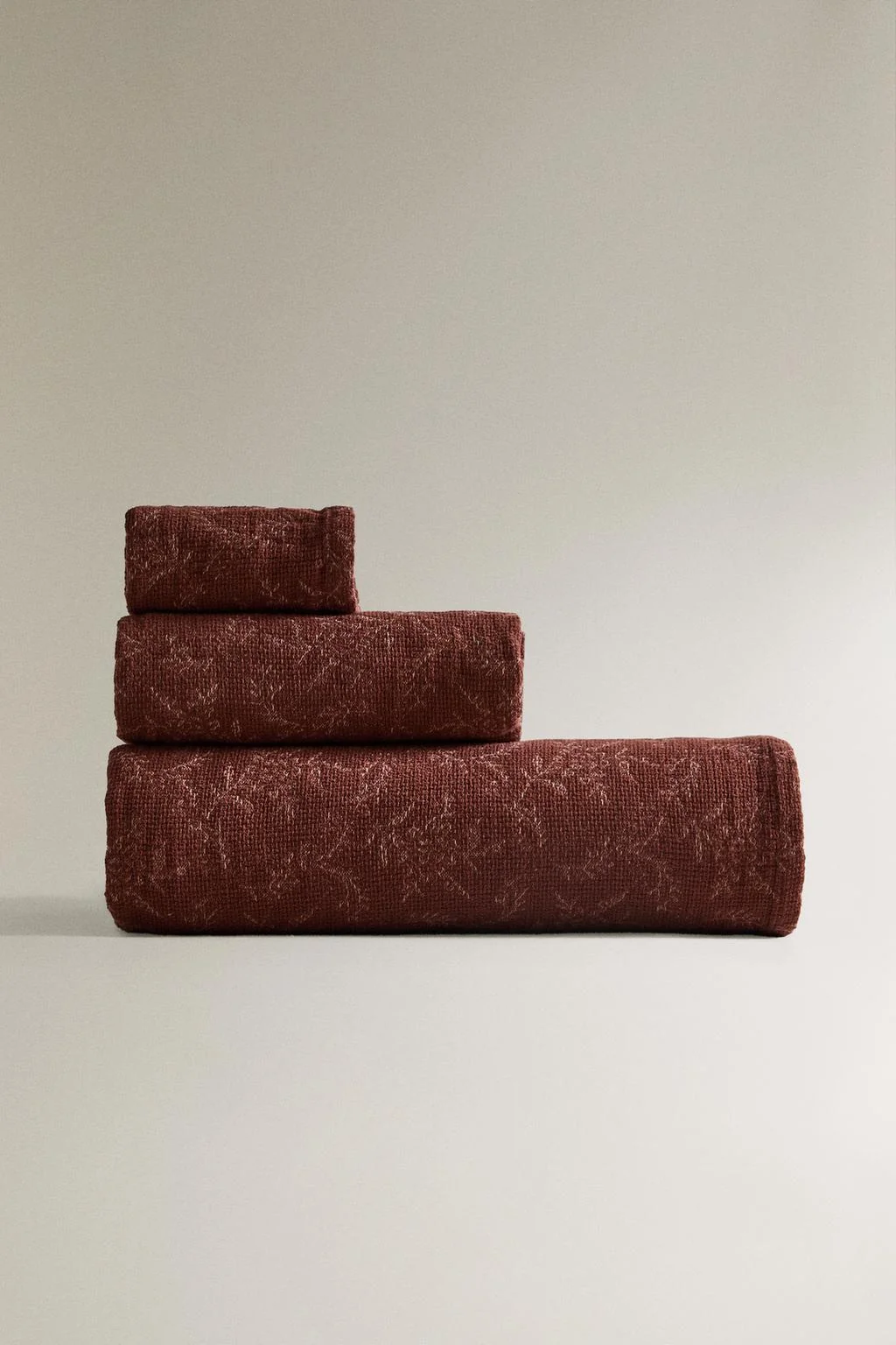 Полотенце для ванной из муслина в цветочек