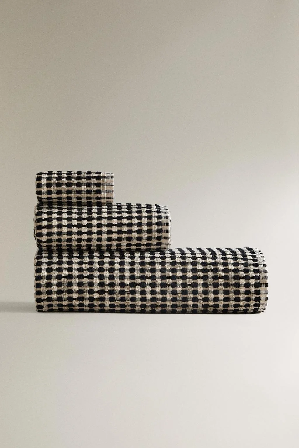 Полотенце для ванной из хлопка с текстурой