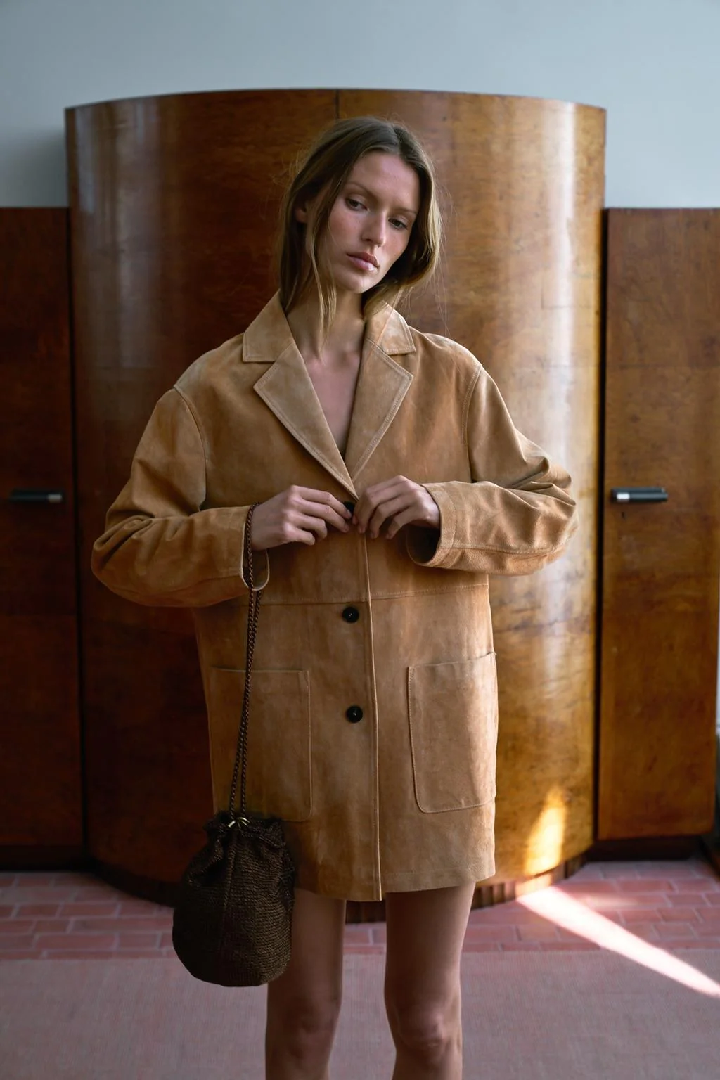 Куртка из 100% замши