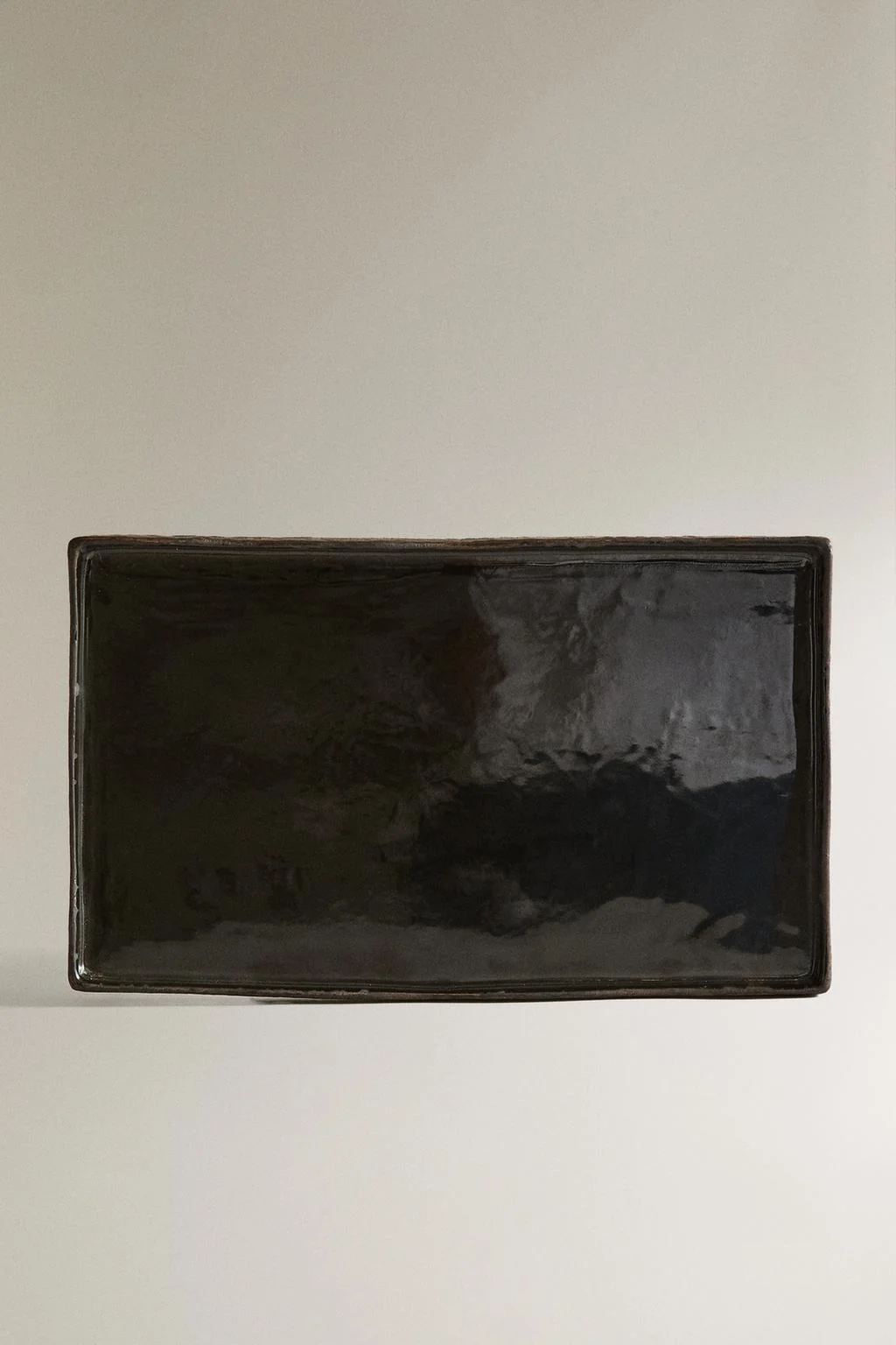 Черный керамический поднос — Аксессуары для ванной