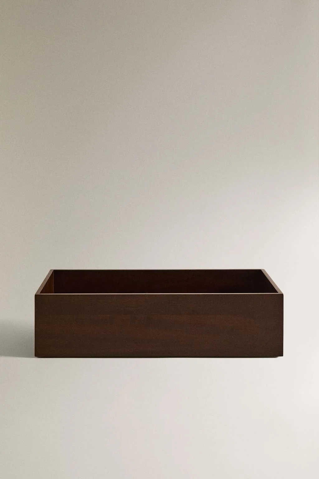 Деревянная коробка для организации косметики