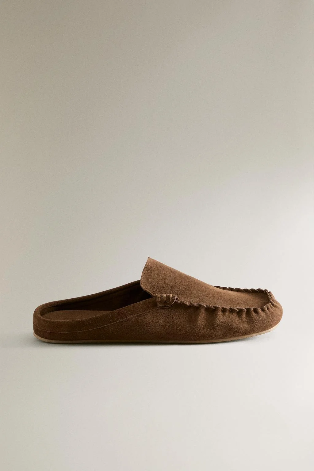 Лоферы-мюли из кожи краст — Мужское