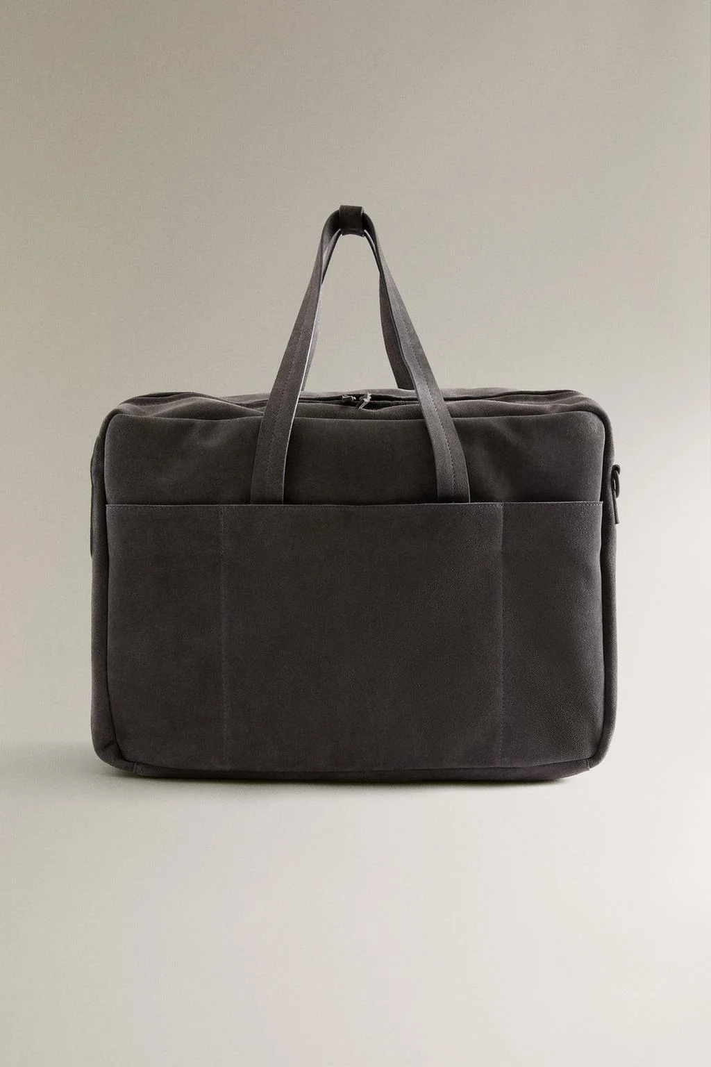 Дорожная сумка из разделённой кожи