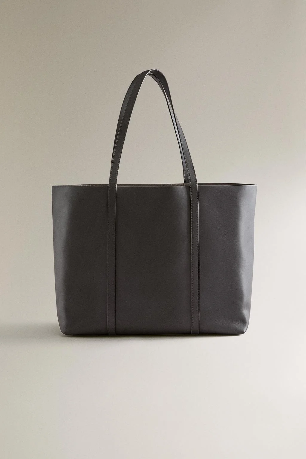 Кожаная сумка-шоппер