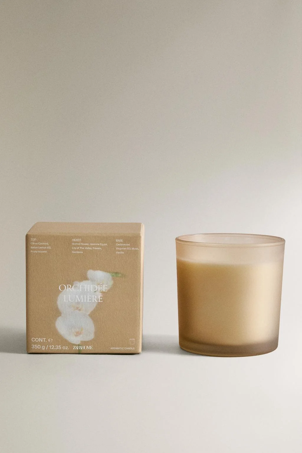 (350 г) Свеча с ароматом орхидеи света