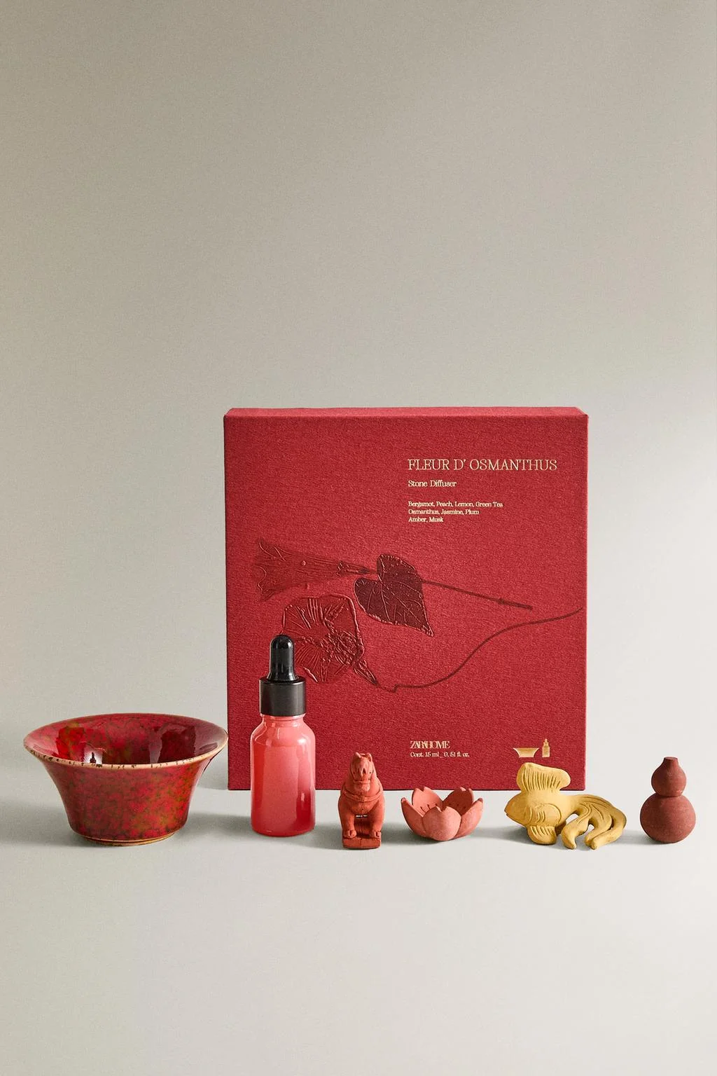 Набор камней и эфирного масла Fleur d'Osmanthus (15 мл)