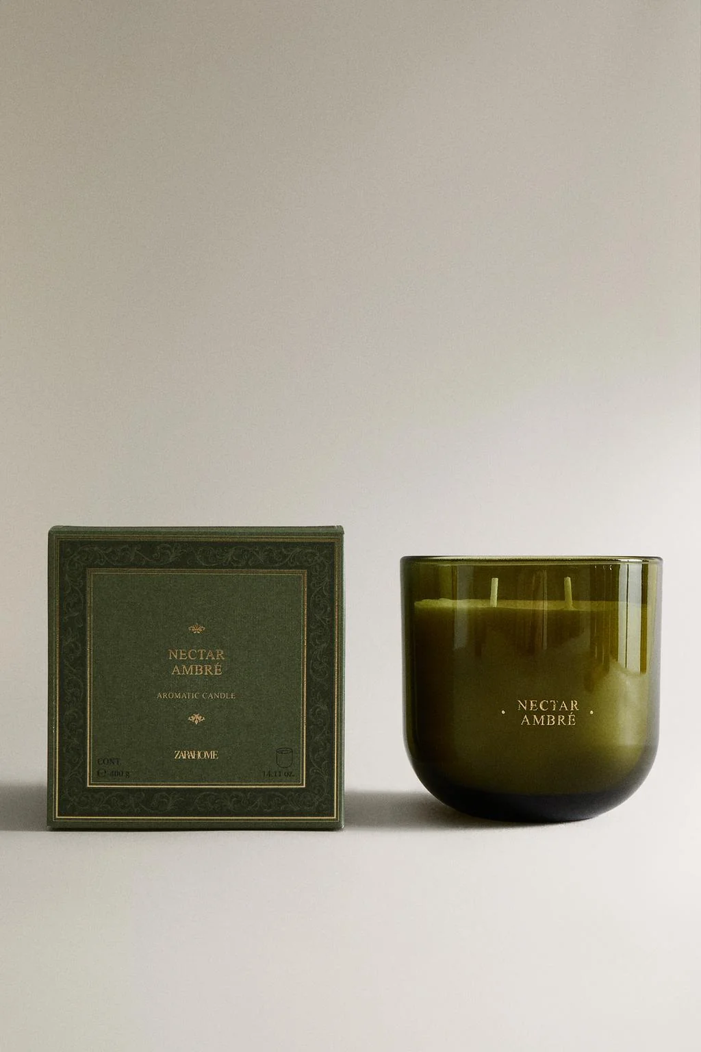 (400 г) Ароматическая свеча Нектар амбры — Свечи