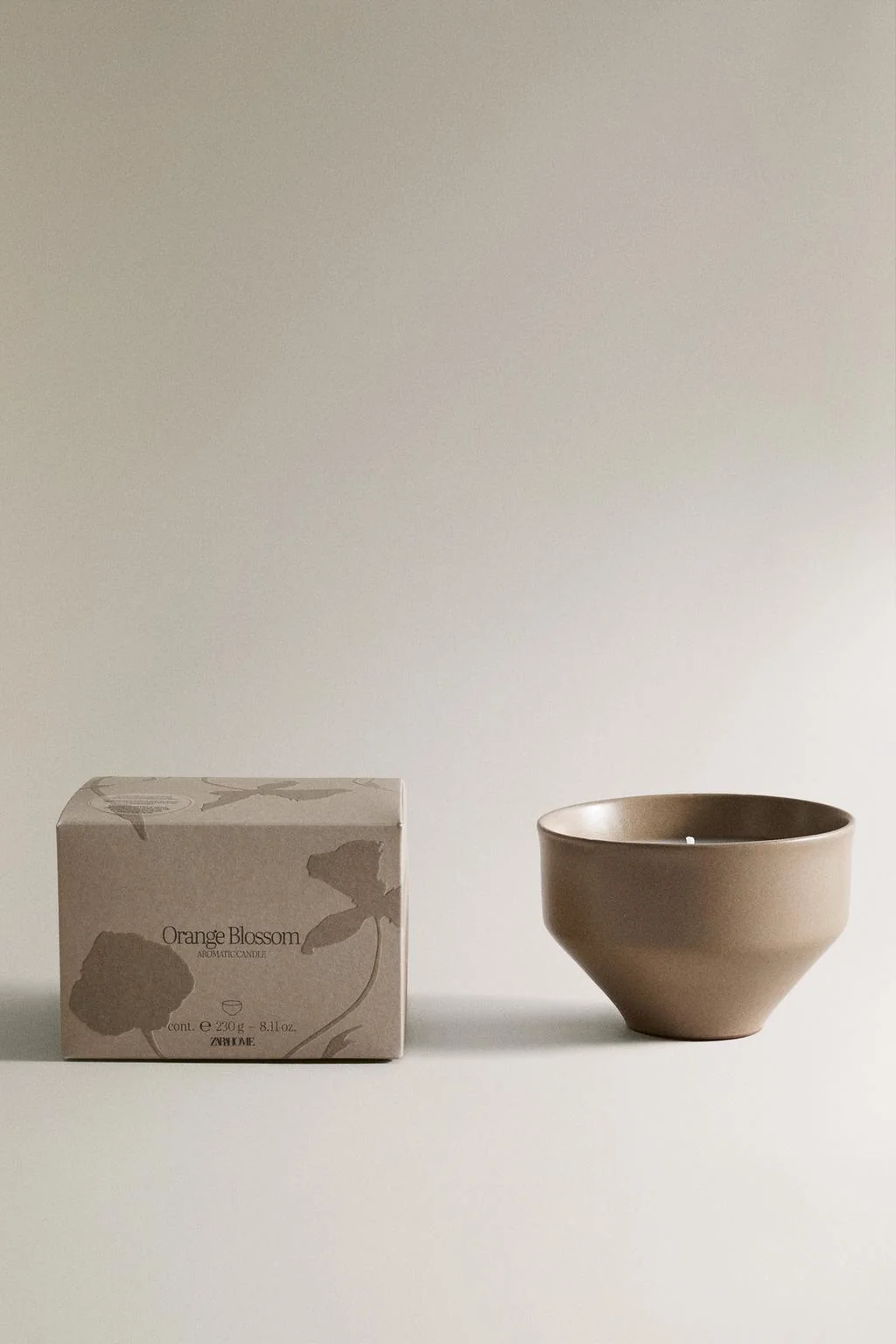 (230 г) Апельсиновый цвет ароматическая свеча