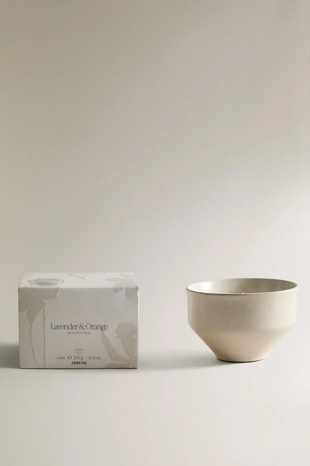 (230 г) Лаванда и апельсин ароматическая свеча — Свечи