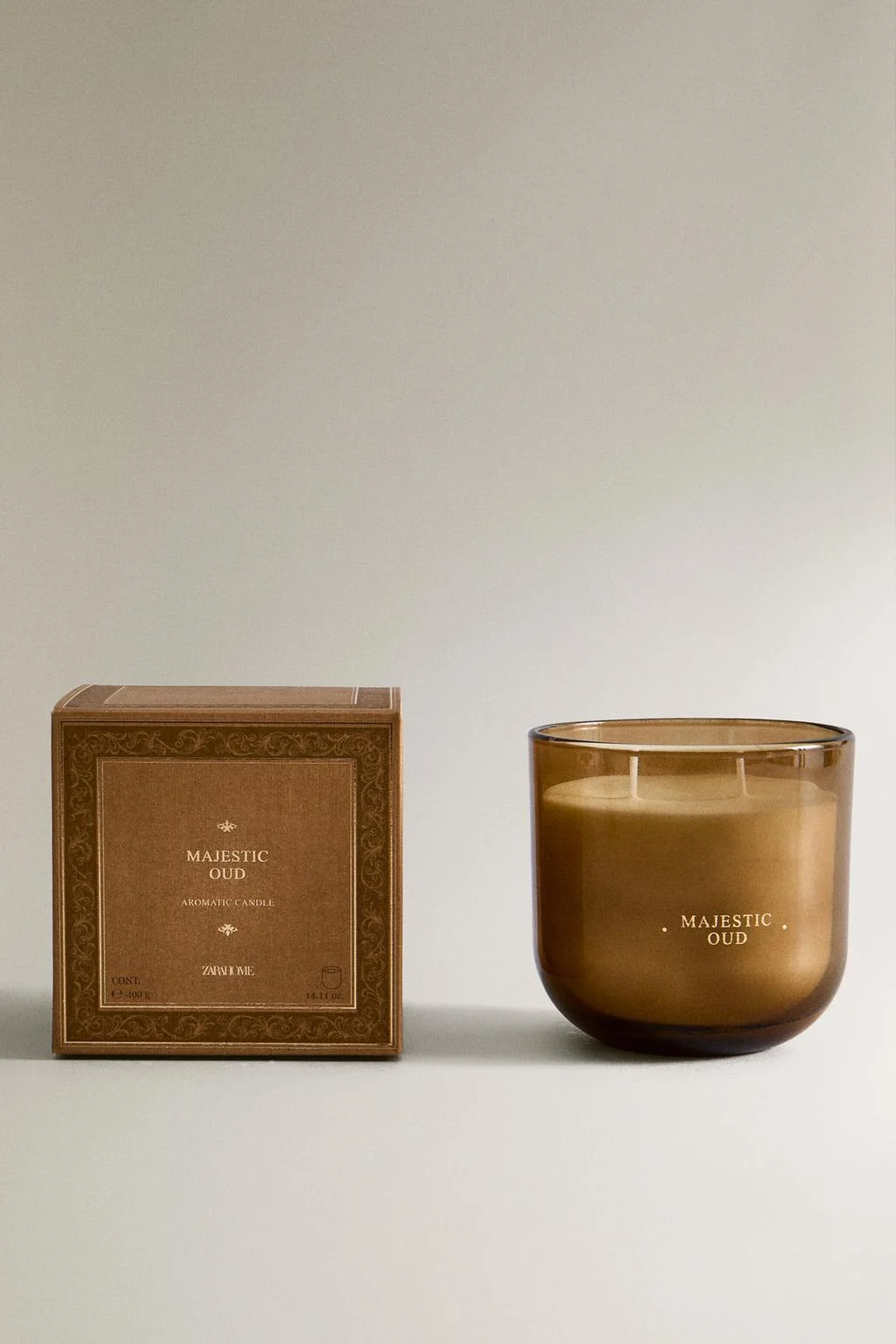 (400 г) Ароматическая свеча Величественное уд — Свечи