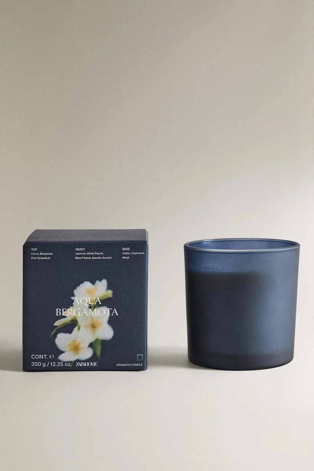 (350 г) Ароматическая свеча Аква бергамота — Свечи