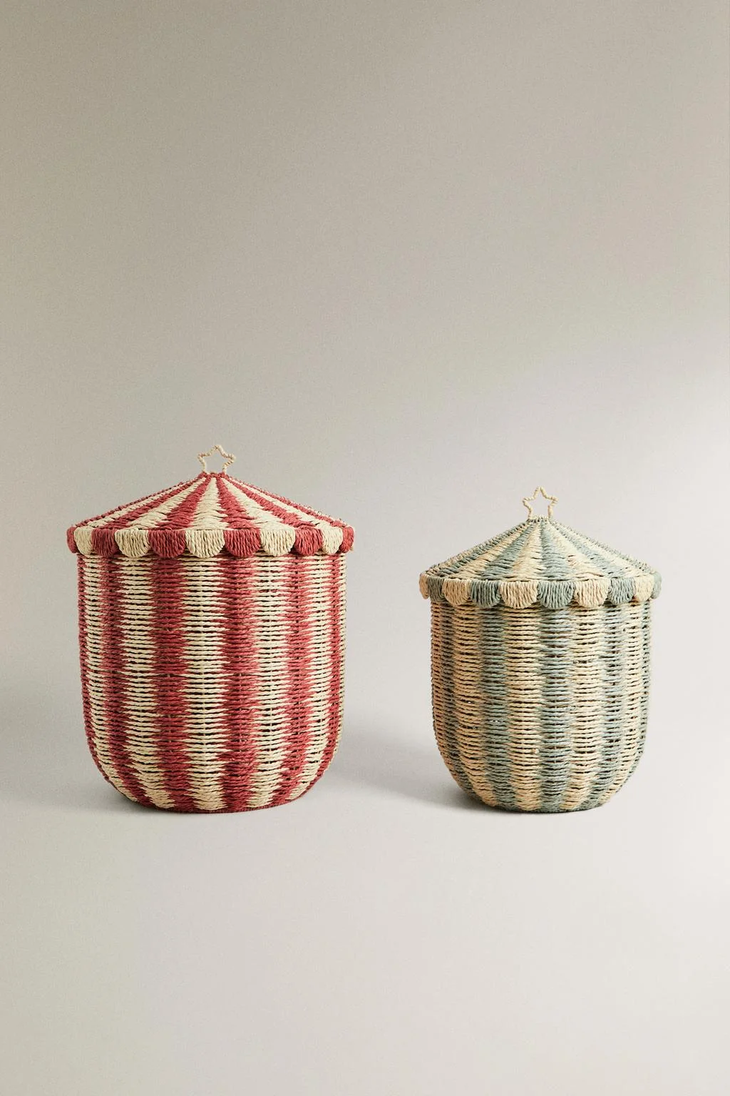 Детская картонная корзина-цирк — Корзины