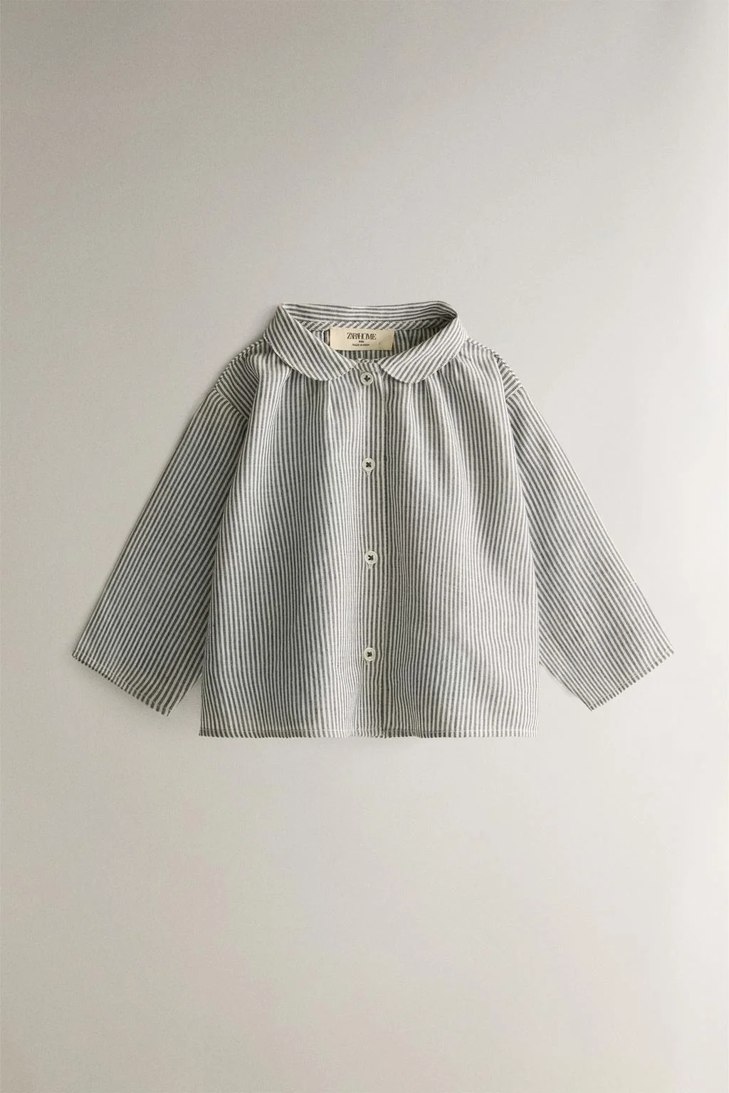 Рубашка для младенцев в полоску