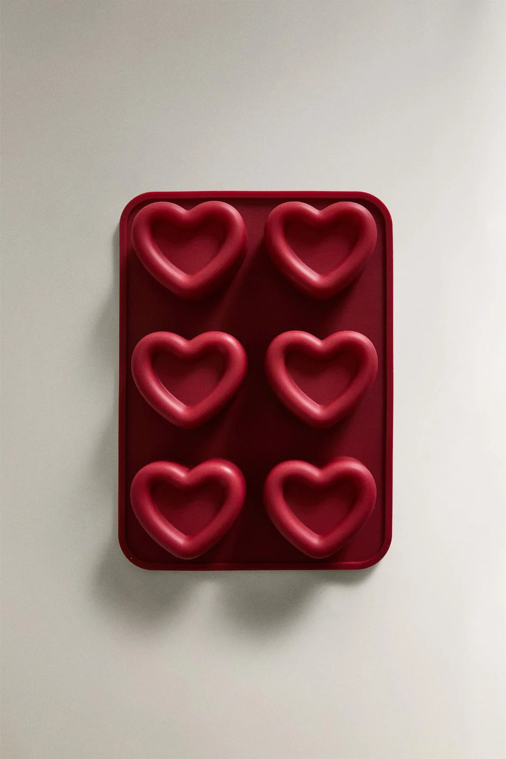 Силиконовая форма для льда в форме сердца