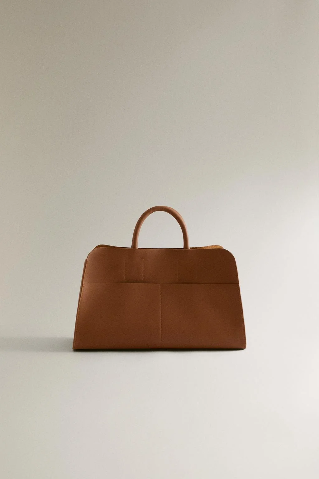 LEATHER MINI TOTE BAG