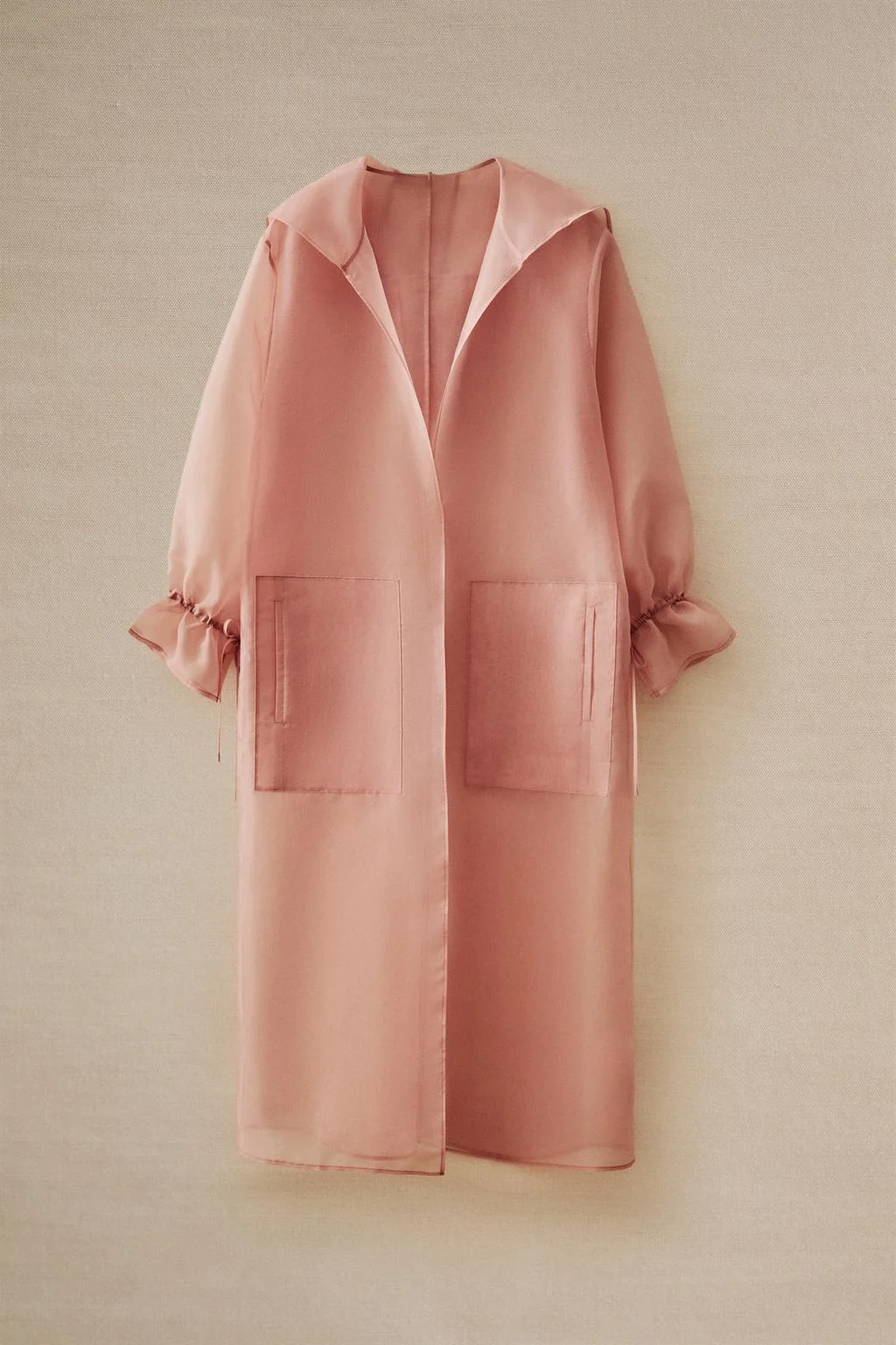 SEMI-SHEER ORGANZA PARKA