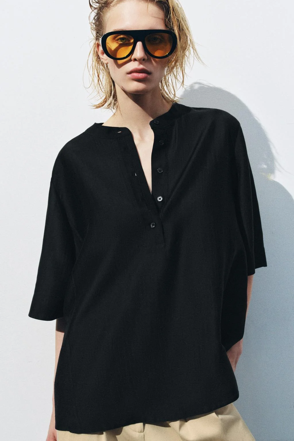 ZW COLLECTION Струящаяся атласная блузка